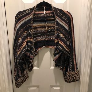 Free People bohemian cropped sweater